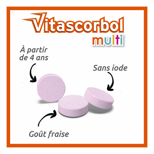 Vitascorbol Multi Junior 12 Vitamines 2 Mineraux