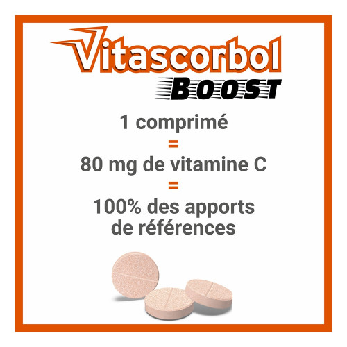 COOPER Vitascorbol Boost 20 Comprimés - Résistance Fatigue