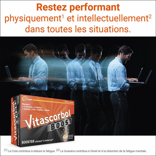 COOPER Vitascorbol Boost 20 Comprimés - Résistance Fatigue