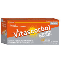 COOPER Vitascorbol Multi 30 Comprimés - Réduit Fatigue