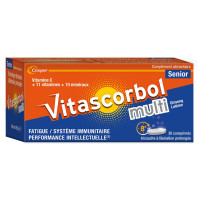 COOPER Vitascorbol Multi Sénior 30 Comprimés - Booste Immunité