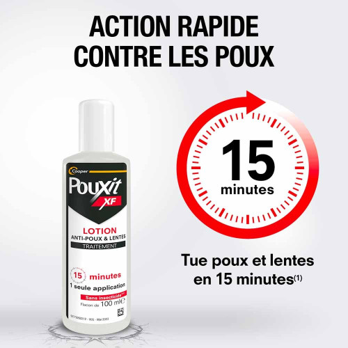 COOPER Pouxit XF 100mL - Elimine Poux et Lentes en 15min