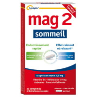 Mag2 Sommeil 30 Comprimés - Améliorez votre sommeil