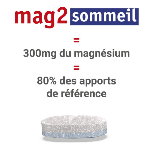 Mag2 Sommeil 30 Comprimés - Améliorez votre sommeil