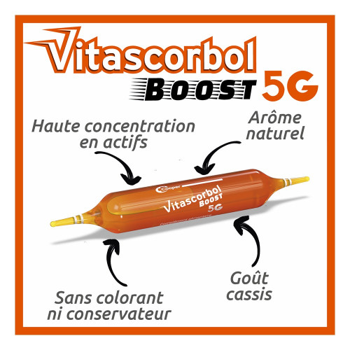 Cooper Vitascorbol Boost 20 Ampoules - Énergie et Immunité Renforcées
