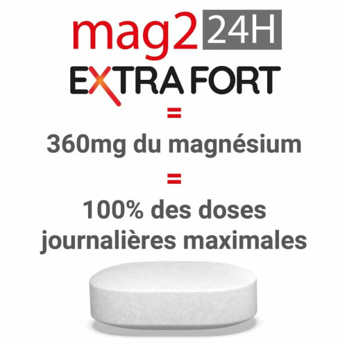 COOPER Mag2 Extra Fort 45 Comprimés - Anti-Fatigue et Nervosité
