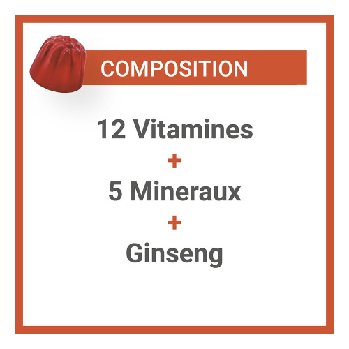 COOPER Vitascorbol 50 Gommes Energie Cognition