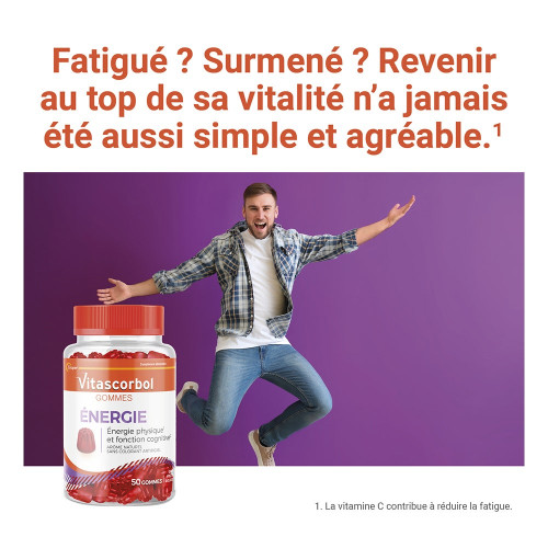 COOPER Vitascorbol 50 Gommes Energie Cognition
