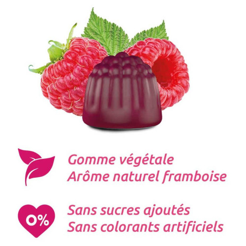 COOPER Mag2 Gummies Framboise 45pcs - Réduit Nervosité et Fatigue