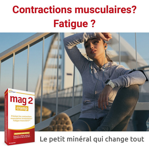 COOPER MAG 2 CRAMP 30 Comprimés - Soulage Fatigue Musculaire