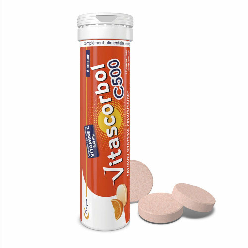COOPER Vitascorbol C500 24cp - Boost Immunité et Énergie