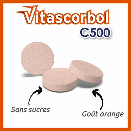 COOPER Vitascorbol C500 24cp - Boost Immunité et Énergie