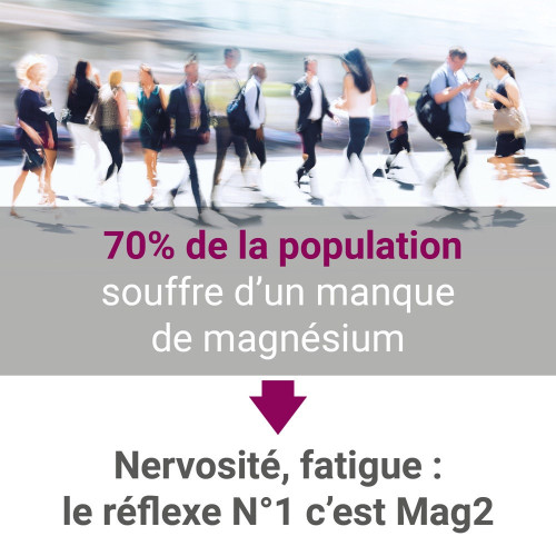 Mag 2 Nervosité, Fatigue, Fatigue Musculaire 30 Sticks Orodispersibles