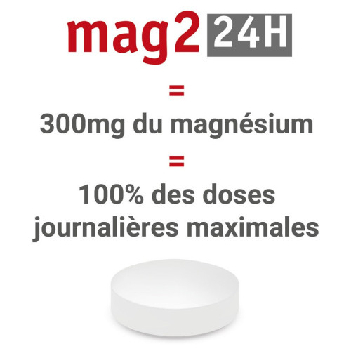 Mag 2 24h Magnesium Marin 120 comprimés