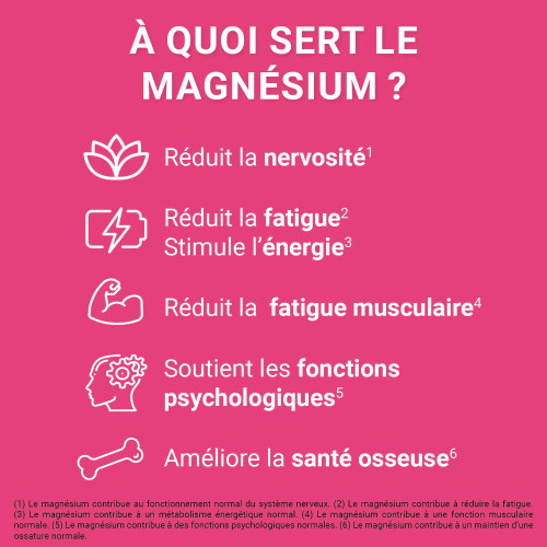 Mag 2 Magnesium + Vitamine B6 Framboise 2 x 45 gummies