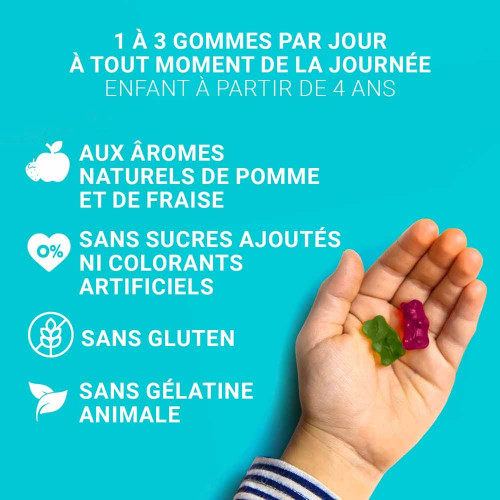 Mag 2 Croissance, Immunité Kids 30 Gommes