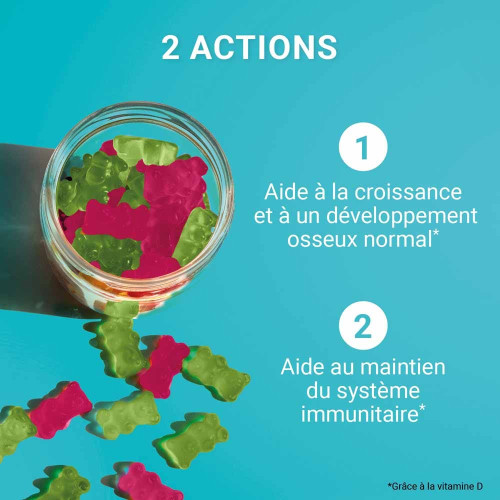 Mag 2 Croissance, Immunité Kids 30 Gommes
