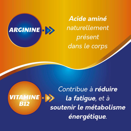Sargenor Arginine Vitamine B12 20 ampoules Combat Fatigue Intense