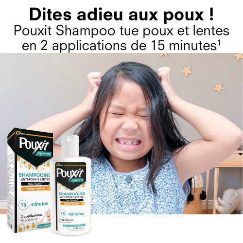 Pouxit Anti-Poux & Lentes Shampooing 2x200ml Efficace Naturel