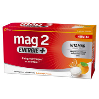 COOPER Mag 2 Energie+ 30 comprimés Effervescents Anti-Fatigue Physique et Mentale