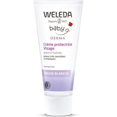 La Crème pour le Change à la Mauve blanche bio Weleda