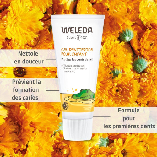 Weleda Gel Dentifrice Enfant 50mL - Nettoyage Doux et Respectueux