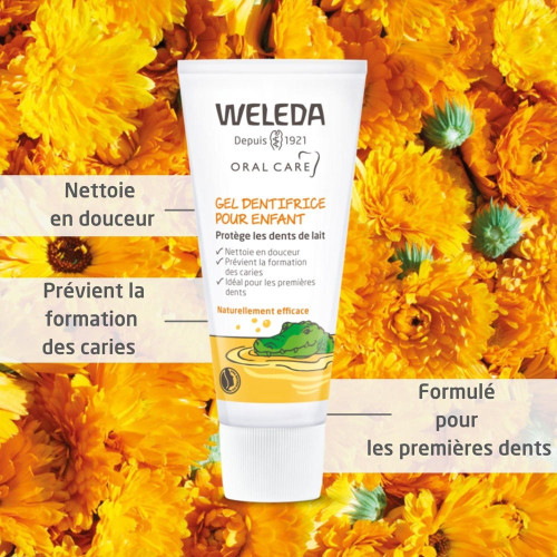 Weleda Gel Dentifrice Enfant 2x50ml - Nettoyage Doux