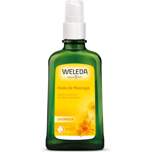 Weleda Calendula Huile de Massage 100ml - Soin Peau Sensible