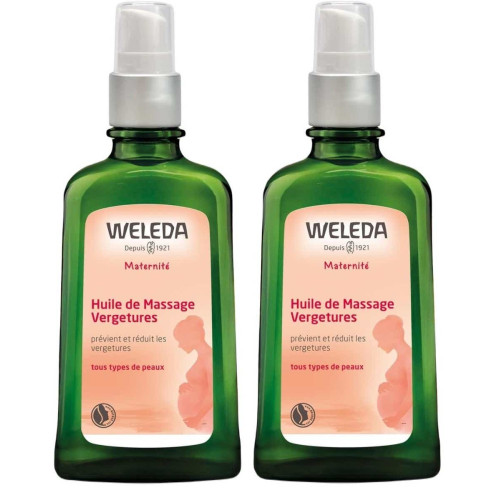 Weleda Huile Massage Vergetures 200mL - Prévention Vergetures