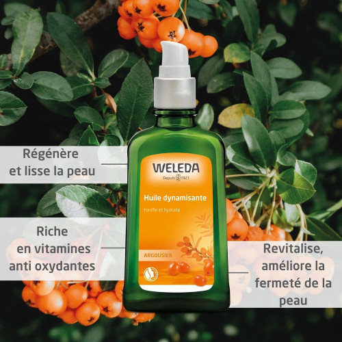 Weleda Argousier Huile Dynamisante 100ml - Revitalise et Nourrit