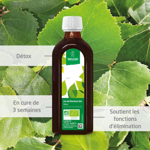 WELEDA Jus Bouleau Bio 250ml - Purifiant Naturel Parapharmacie