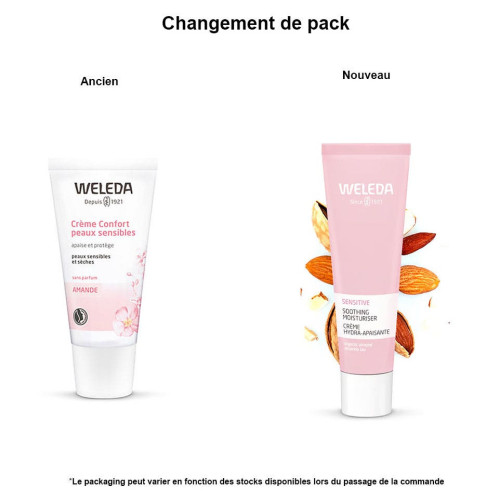 Weleda Crème Amande Peaux Sensibles 30ml - Apaise et Hydrate