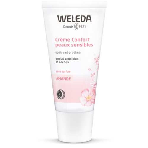 Weleda Crème Amande Peaux Sensibles 30ml - Apaise et Hydrate