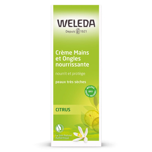 Weleda Crème Mains Ongles Citrus 50ml - Nourrit Répare