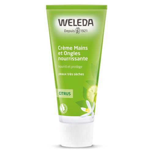 Weleda Crème Mains Ongles Citrus 50ml - Nourrit Répare