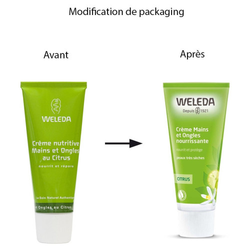 Weleda Crème Mains Ongles Citrus 50ml - Nourrit Répare