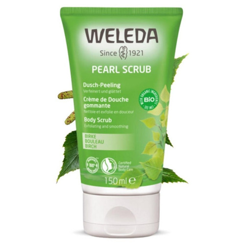Weleda Crème Douche Gommante Bouleau 150ml - Exfolie en Douceur