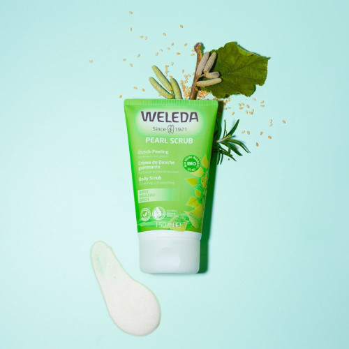 Weleda Crème Douche Gommante Bouleau 150ml - Exfolie en Douceur
