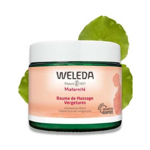 Weleda Baume Massage Vergetures 150ml - Prévention et Relaxation