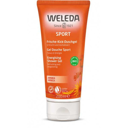 Weleda Arnica 200ml: Huile Massage et Gel Douche Sport