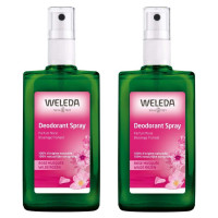 WELEDA Rose Musquée Déodorant Spray 24H 2x100ml - Naturel et Féminin