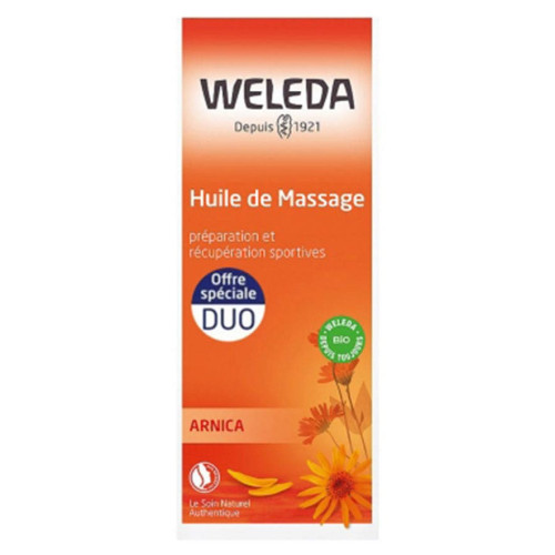Weleda Huile de Massage à l'Arnica Lot de 2 x 100 ml