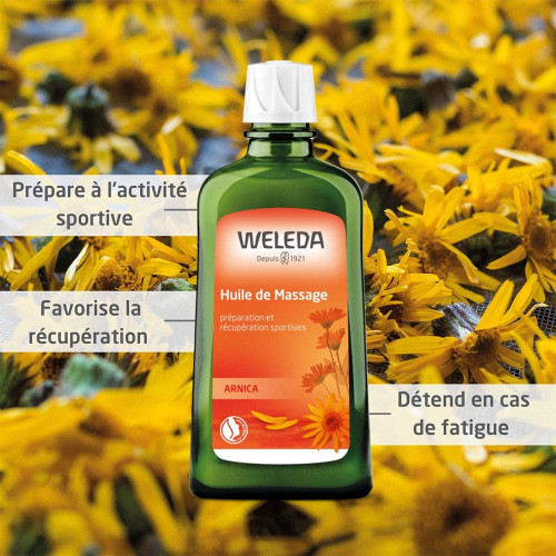 Weleda Huile de Massage à l'Arnica Lot de 2 x 100 ml