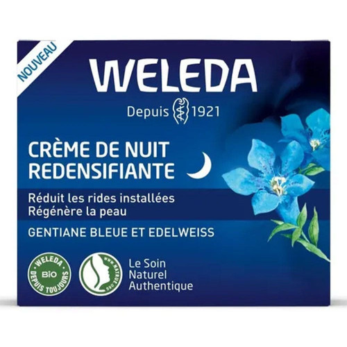 Crème de Nuit Redensifiante Gentiane Bleue et Edelweiss 40 ml
