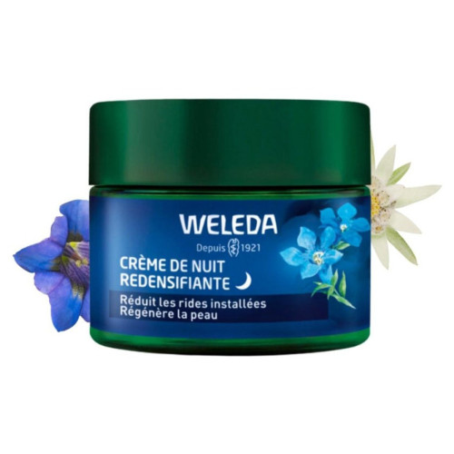 Crème de Nuit Redensifiante Gentiane Bleue et Edelweiss 40 ml