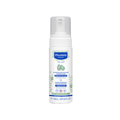 MUSTELA Shampoing Mousse Nourrisson 150mL - Soin Croûtes de Lait