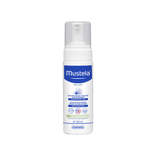 MUSTELA Shampoing Mousse Nourrisson 150mL - Soin Croûtes de Lait