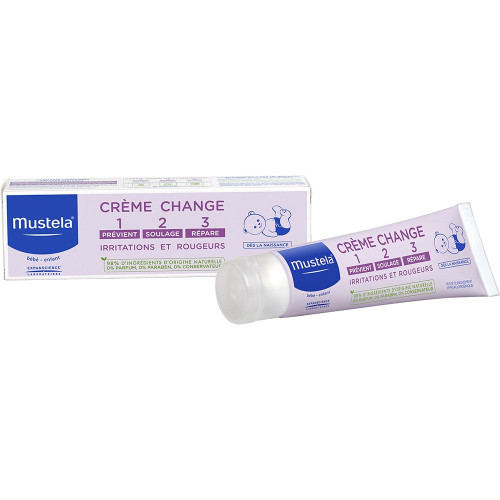 MUSTELA Bébé Crème Change 100mL - Prévient et Répare Rougeurs