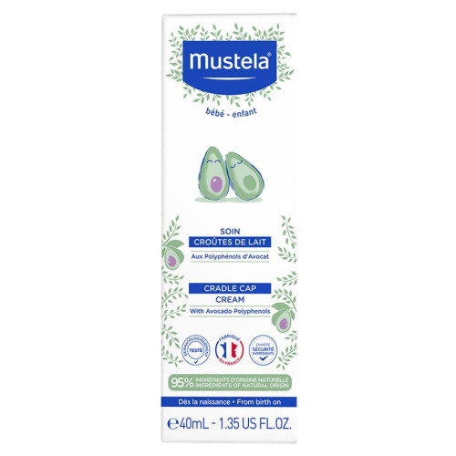 Mustela Soin Croûtes de Lait 40mL - Apaise et Élimine Doucement