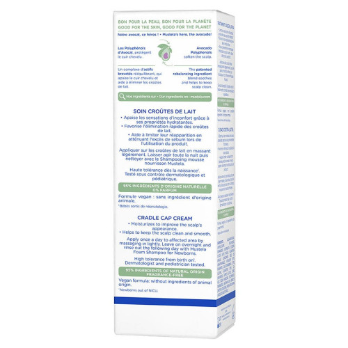Mustela Soin Croûtes de Lait 40mL - Apaise et Élimine Doucement